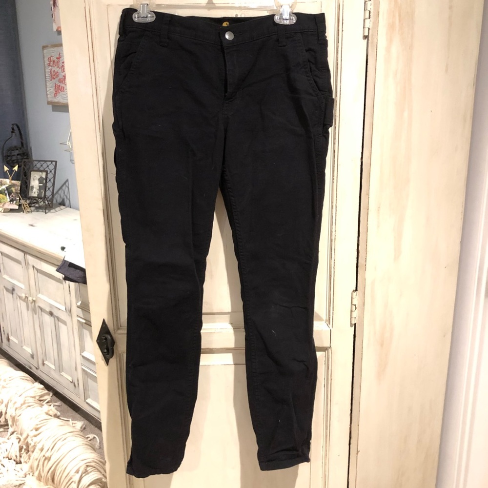 Slim fit Carhartt black pants